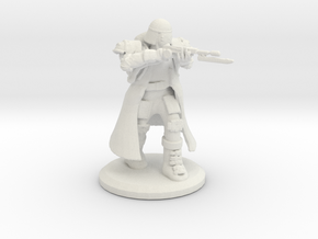 Laser Rifle Infantry Pose 5 in White Natural Versatile Plastic