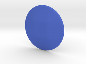 D-pad Button Topper - Convex 8-way large in Blue Processed Versatile Plastic