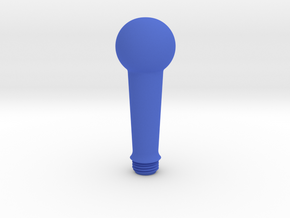 Joystick Stem with ball top in Blue Processed Versatile Plastic