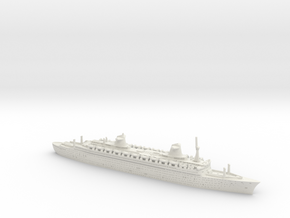 SS France 1961   1/1200 scale in White Natural Versatile Plastic