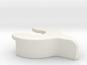 [SML NUT] 510 Lock Ring (10mm) in White Natural Versatile Plastic