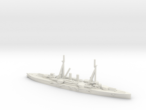 Japanese Kawachi-class Battleship in White Natural Versatile Plastic