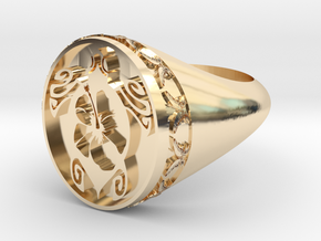 Bague Turtle in 14K Yellow Gold: 5 / 49