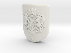 Resident Evil Classic Golden Emblem in White Natural Versatile Plastic