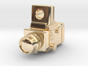 Medium Format Camera in 14k Gold Plated Brass