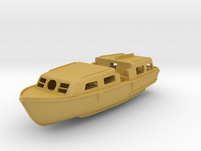 Lifeboat Motor Tender Boat 1/200 in Tan Fine Detail Plastic