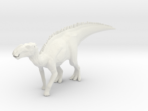 Gryposaurus Dinosaur Small HOLLOW in White Natural Versatile Plastic