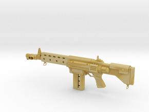 Scifi Rifle in Tan Fine Detail Plastic
