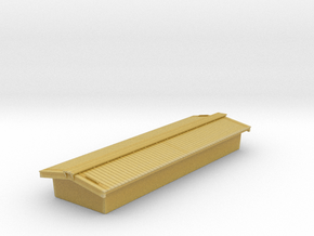N-Scale Peaked Roof for MTL CWE Cars (Single) in Tan Fine Detail Plastic