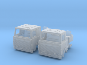 2 spare cabs for RHD Scania 140 in UK N scale in Clear Ultra Fine Detail Plastic