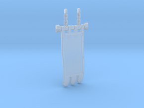 Knight Banner 2.3 in Clear Ultra Fine Detail Plastic