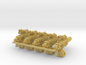 Tactical Thunderbolt Rifle #1 x5 in Tan Fine Detail Plastic