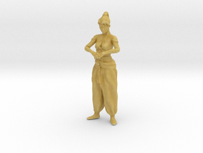 HO Scale Samurai Woman in Tan Fine Detail Plastic