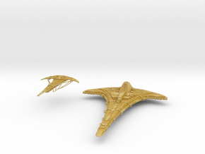 Destiny and Seed ship armada scale in Tan Fine Detail Plastic