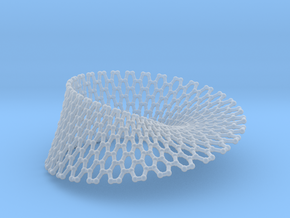 Border Object - Mobius Strip 0 1 in Clear Ultra Fine Detail Plastic