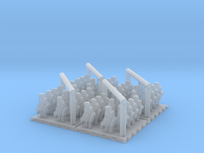 1/700 Blastbags for 203mm Turrets Type MYOKO in Clear Ultra Fine Detail Plastic