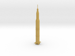 1/700 NASA Saturn 5 Rocket in Tan Fine Detail Plastic