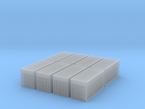 T Gauge 20' Containers in Clear Ultra Fine Detail Plastic