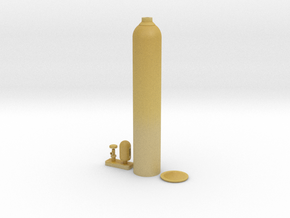 Oxygen Cylinder 1/35 in Tan Fine Detail Plastic