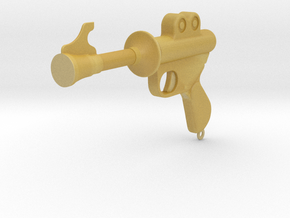 Tiny Space Gun 2 in Tan Fine Detail Plastic