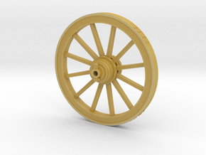 W00 Wurttemberg Artillery  big_wheel in Tan Fine Detail Plastic