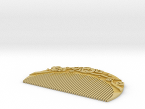 comb in Tan Fine Detail Plastic