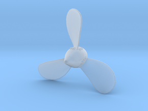 Titanic Port 3-Bladed Propeller - Scale 1:350 in Clear Ultra Fine Detail Plastic