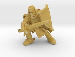 Knight Adventurer in Tan Fine Detail Plastic