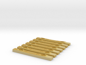 S7 5EF28 v0.9 Concrete Sleepers (7 Pieces) in Tan Fine Detail Plastic