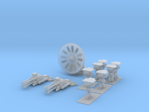 Star Wars Millennium Falcon Landing Gear in Clear Ultra Fine Detail Plastic