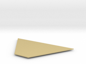 Flight Circuits - 02 - Front Plate Triangle Cover in Tan Fine Detail Plastic