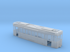 Berliner Strassenbahn BVG T24 Wagenkasten in Clear Ultra Fine Detail Plastic