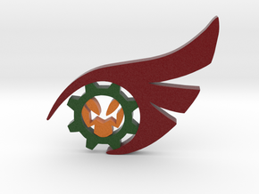 Cloqwork Orange Emblem in Natural Full Color Nylon 12 (MJF): Medium