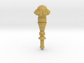 Weapon Master Mace for 5.5 & 1/12 Scale in Tan Fine Detail Plastic