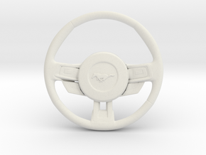 Mustang 2017 Steering wheel in White Natural Versatile Plastic