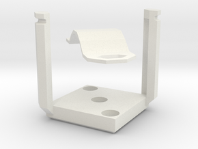 Beamsplitter cube adapter for Thorlabs B4C in White Natural Versatile Plastic