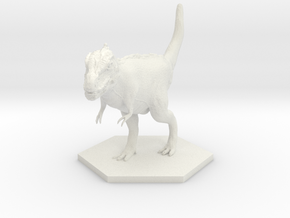 T-rex in White Natural Versatile Plastic