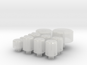 Conion C100 replacement knobs (set) loose in Clear Ultra Fine Detail Plastic