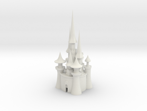 castle 3 in White Natural Versatile Plastic
