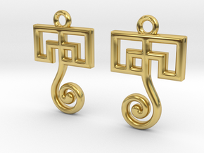 Viking symbolism in Polished Brass