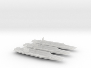 Nimitz-class set, 3pc, 1/6000 in Clear Ultra Fine Detail Plastic