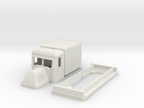 Mack Box 1_87 in White Natural Versatile Plastic