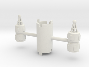 B.Y.O.S.S. 2 Cylinders Vertical in White Natural Versatile Plastic