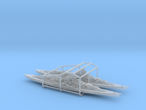 KM BB [Bundle] Bismarck + Tirpitz in Tan Fine Detail Plastic: 1:2400