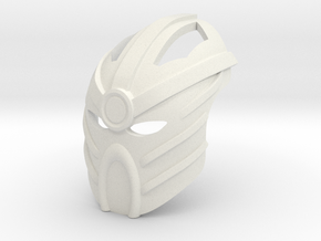 Kanohi Mahu, Mask of Recovery in White Natural Versatile Plastic