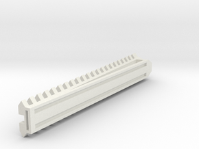 Tippmann 98 Flatline bottom piccatiny rail in White Natural Versatile Plastic