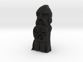 Vikings Ivars Chess Piece in Black Premium Versatile Plastic