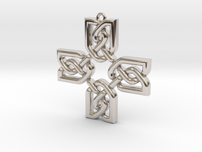 Aisling in Rhodium Plated Brass