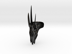 Sauron Ring - Size 7 in Matte Black Steel