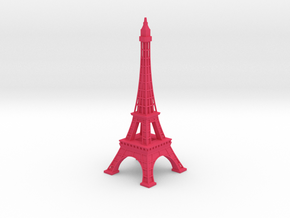 Eiffel Tower in Pink Smooth Versatile Plastic